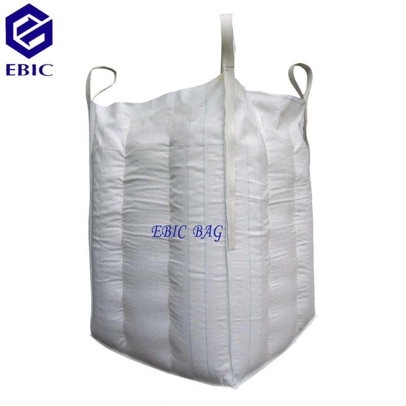 Customized PP Plastic Flecon Container Building Material Sand Baffle Cubicon Super Sack Sling Ton Jumbo Bulk FIBC Q Fertilizer Cement Printed Woven Big Bag