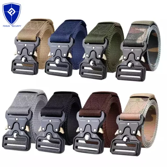 Ceinture tactique en Nylon de tissu de devoir sécurité PP ceinture de toile personnalisée sangle de tissage extérieure S ceinture externe